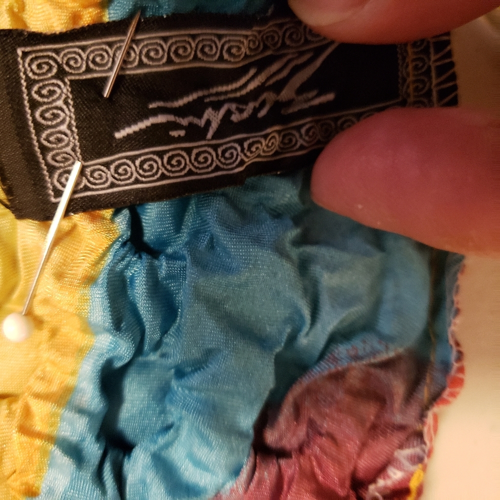 Multi‎ Color Stretch Button-like Blouse - Picture 5 of 8